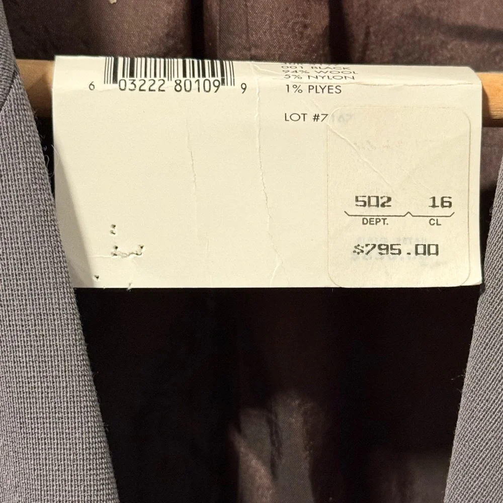 Vintage 90s Donna Karan New York Gold Label Blazer Made in Italy Wool Size 44R